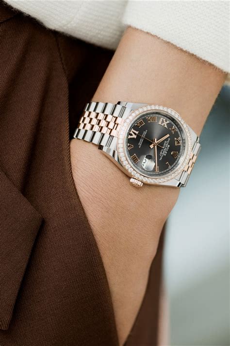 rolex lady datejust 26mm everose gold|rolex 36mm datejust with diamonds.